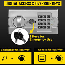 1.7 cbf Drop Depository Safe with electronic lock backup keys - Southeastern Safes