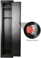 Gun Safe Rifle Cabinet with Quick Access Biometric Lock and Backup Keys - Southeastern Safes