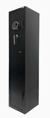 Gun Safe Rifle Cabinet with Quick Access Biometric Lock and Backup Keys - Southeastern Safes