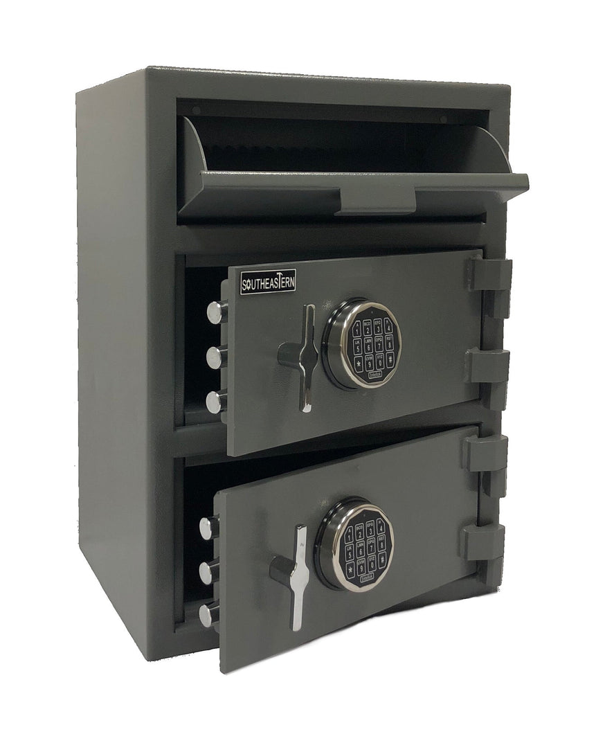 Southeastern F2820EE Double Door Drop Slot Safe For Business electronic lock - Southeastern Safes