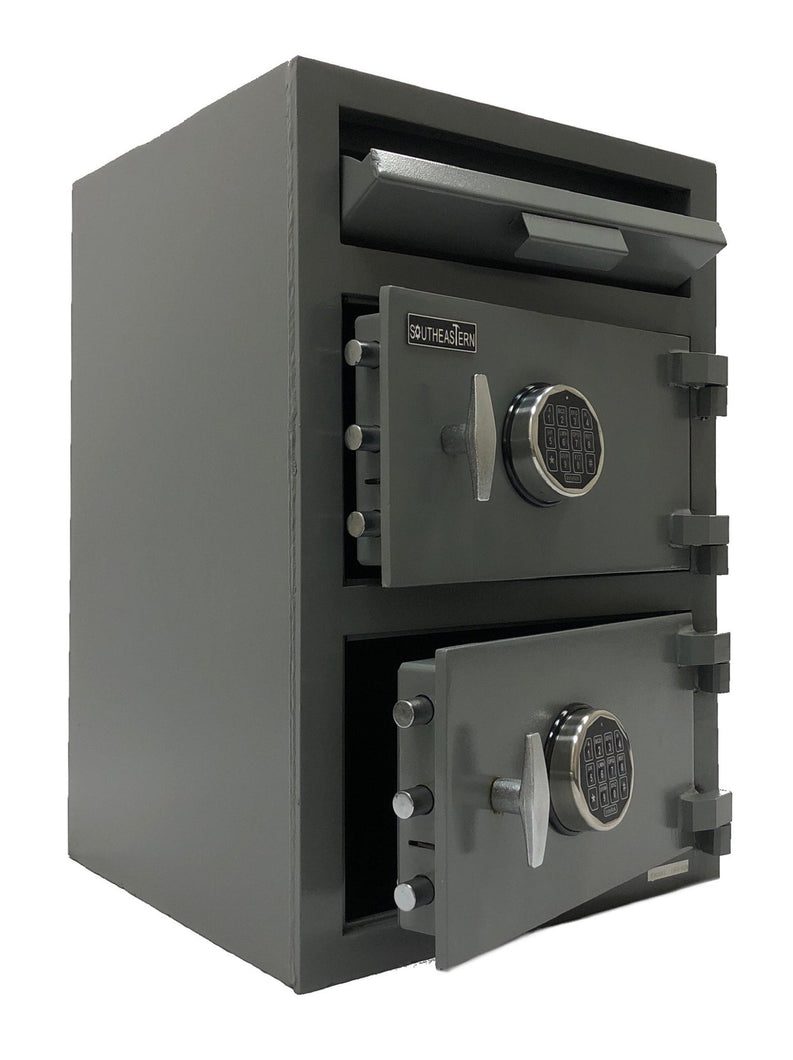 SOUTHEASTERN F3020EE Double Door Money Drop Depository Safe with Keypad digital lock - Southeastern Safes